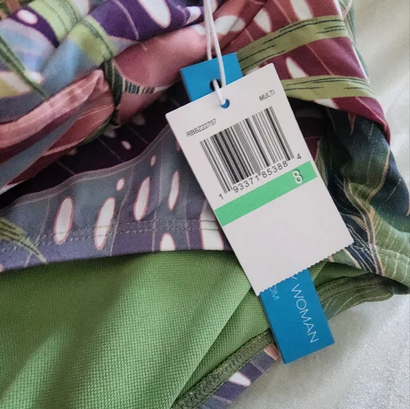 Nwt Bleu Rod Beattie Tropical Print Women's ONE PIECE Its A Breeze Swimsuit 8 - Picture 4 of 5